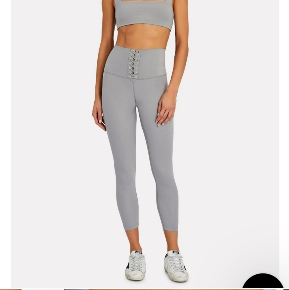 Set Weworewhat lace up legging and top gray - Picture 3 of 6